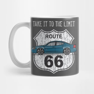 Route 66 Blue 2 Mug